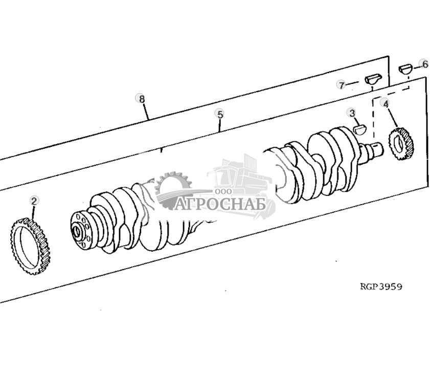 Crankshaft (Late Design) 